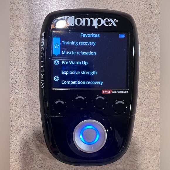 Compex 25331 Wireless USA 2.0 Muscle Stimulator with Charging Cable - Tested - Picture 1 of 8